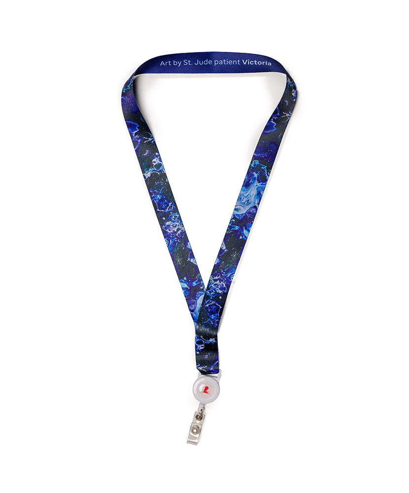 Primary image Patient Art Space Swirl Lanyard - Victoria